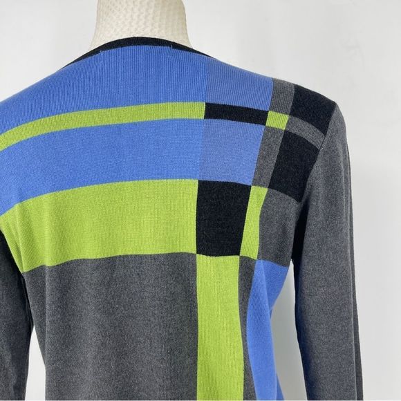 David Brooks Color Block Sweater – Blue, Green & Gray
Size Medium - Picture 6 of 13